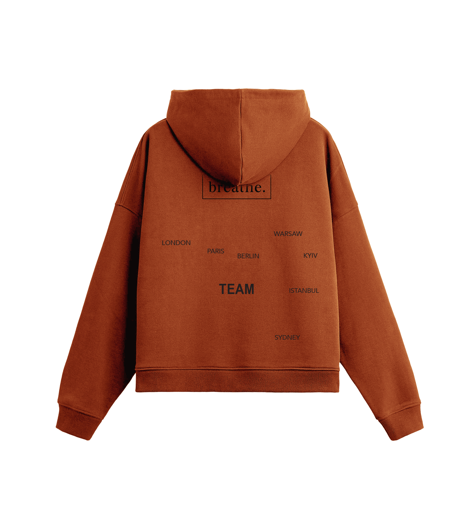 breathe. cities hoodie